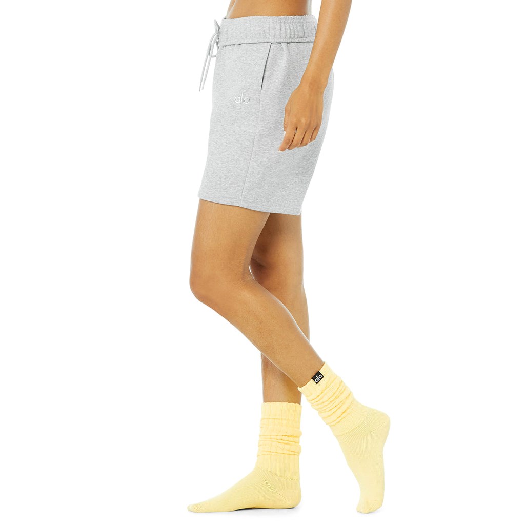 Calcetines Alo Yoga Scrunch Mujer Amarillos | SVNW57492