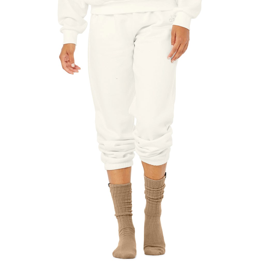 Calcetines Alo Yoga Scrunch Mujer Beige | HCPG68274