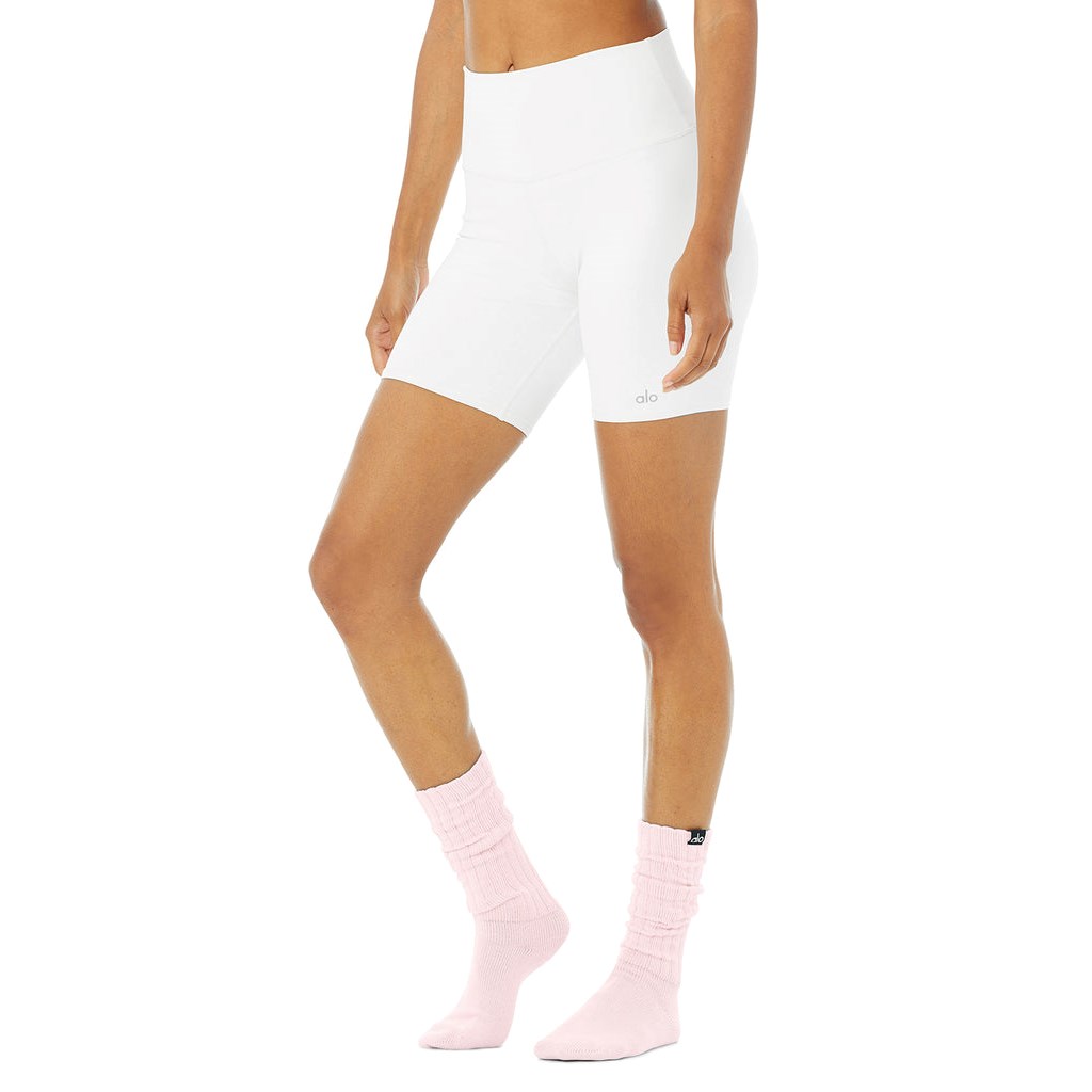 Calcetines Alo Yoga Scrunch Mujer Rosas | DCFR34087