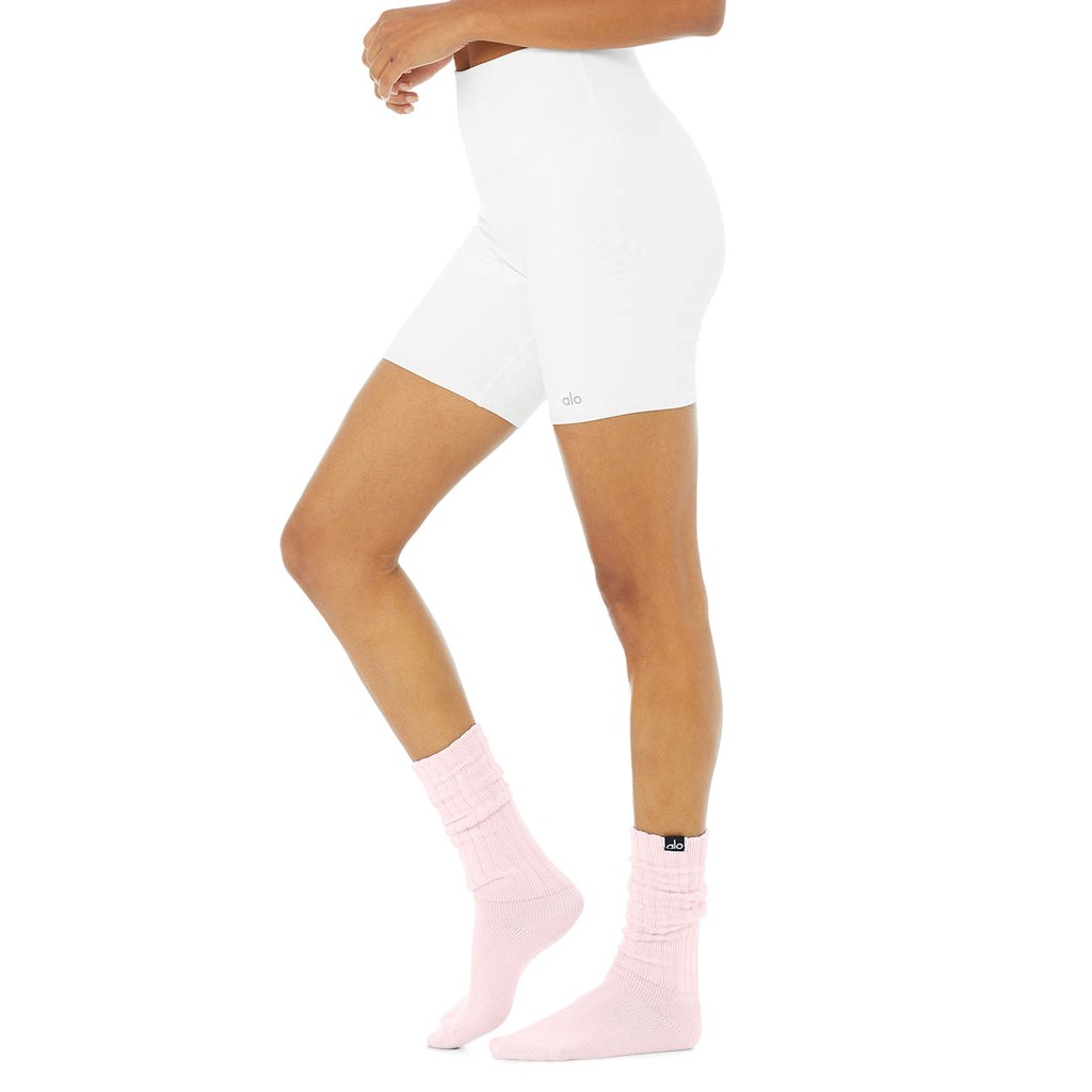 Calcetines Alo Yoga Scrunch Mujer Rosas | DCFR34087
