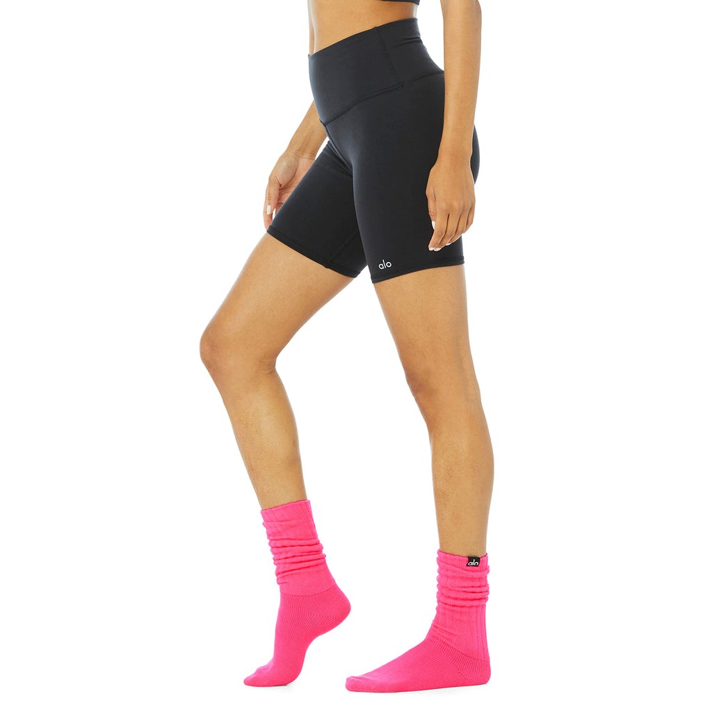 Calcetines Alo Yoga Scrunch Mujer Rosas | INOG34625