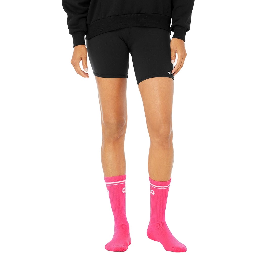 Calcetines Alo Yoga Throwback Mujer Rosas | OFUZ71390