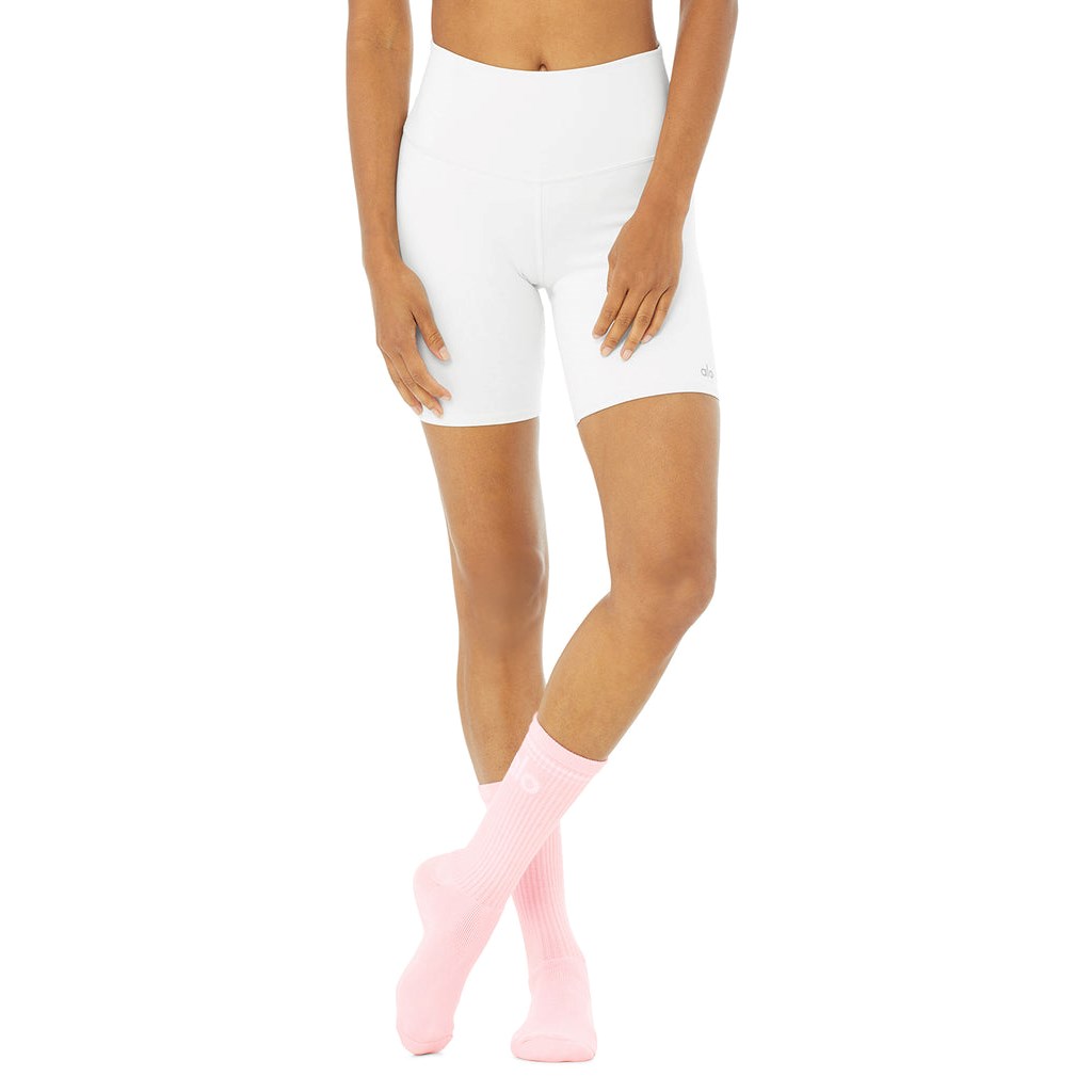 Calcetines Alo Yoga Throwback Mujer Rosas | QWCN57319