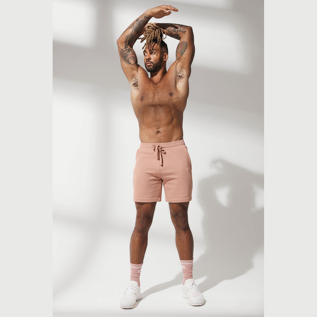Calcetines Alo Yoga Unisex Throwback Hombre Rosas | BYUX56402