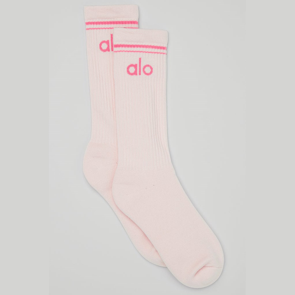 Calcetines Alo Yoga Unisex Throwback Hombre Rosas | DBPC15978