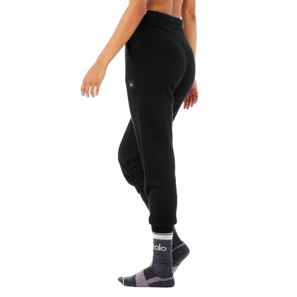 Calcetines Alo Yoga Wool-Tech Crew Mujer Grises | DTKA36412
