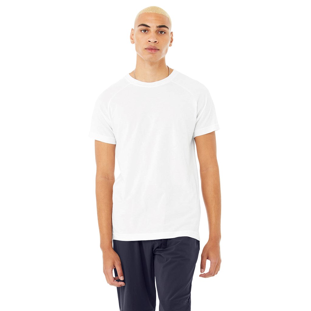 Camiseta Alo Yoga Triumph Crew Neck Corta Sleeves Hombre Blancos | FRKQ52301