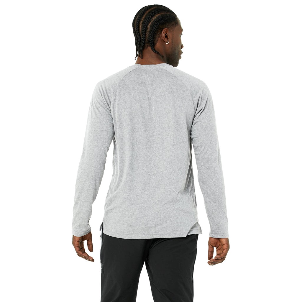 Camiseta Alo Yoga Triumph Long Sleeve Hombre Grises | AQJB57610
