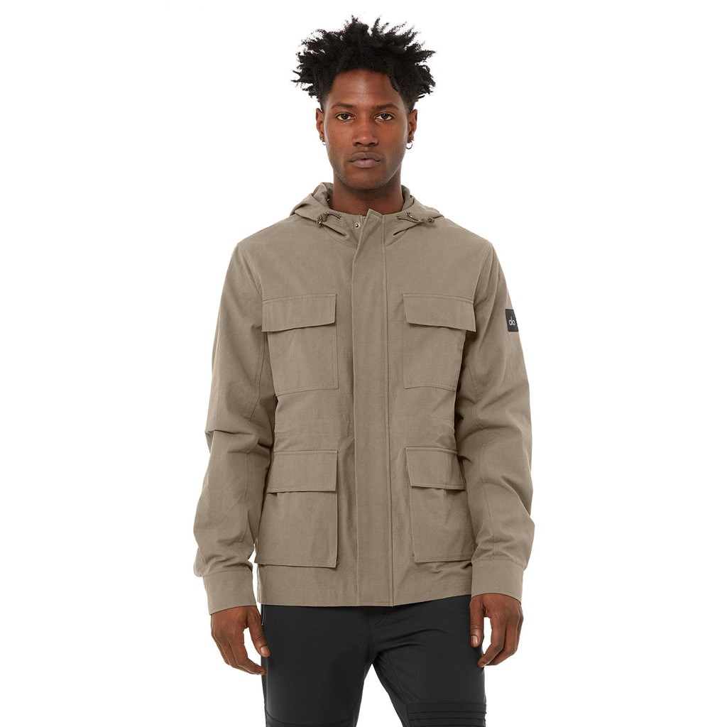 Chaquetas Alo Yoga Division Field Hombre Verdes | ZURO04562