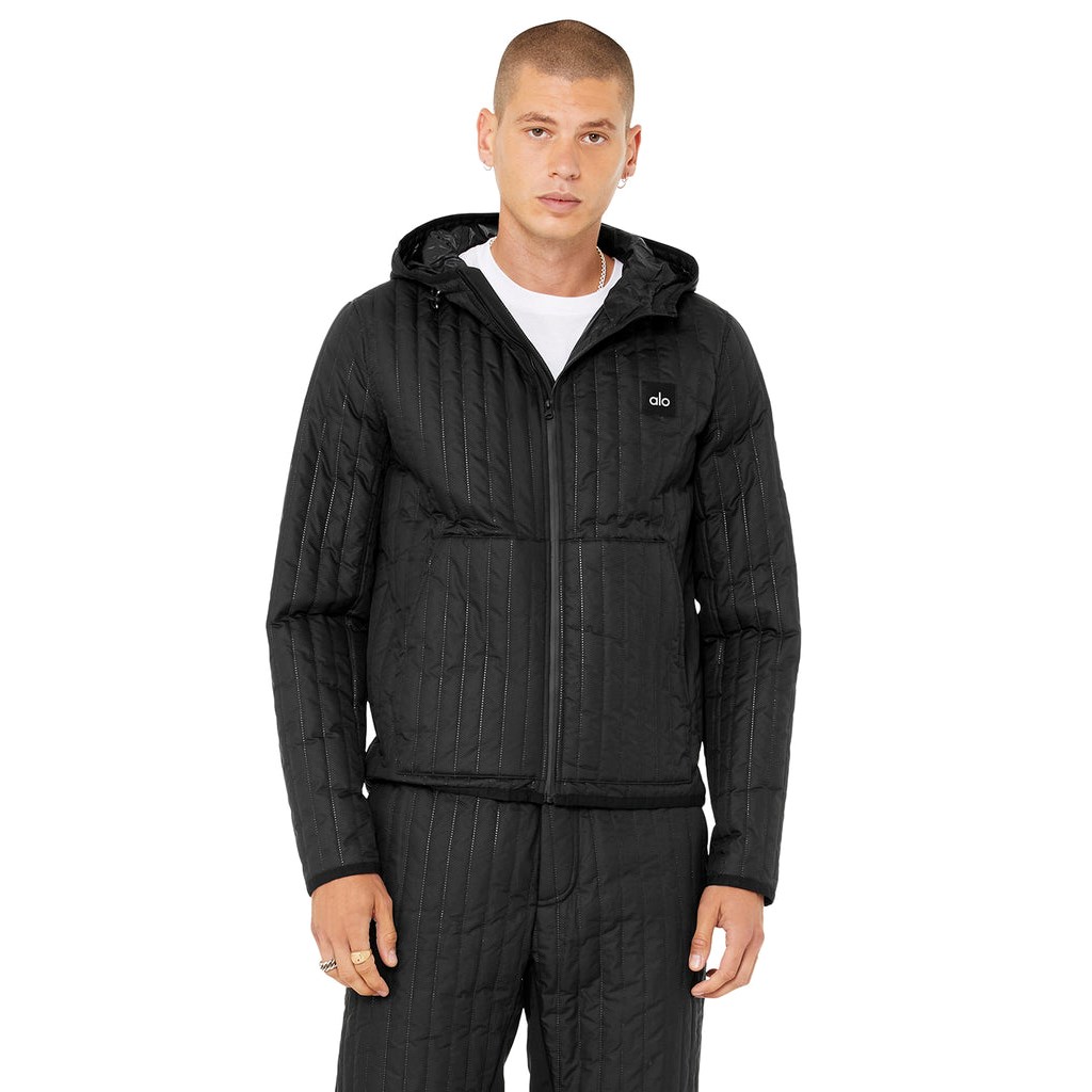Chaquetas Alo Yoga Future Hombre Negros | KMBH38294