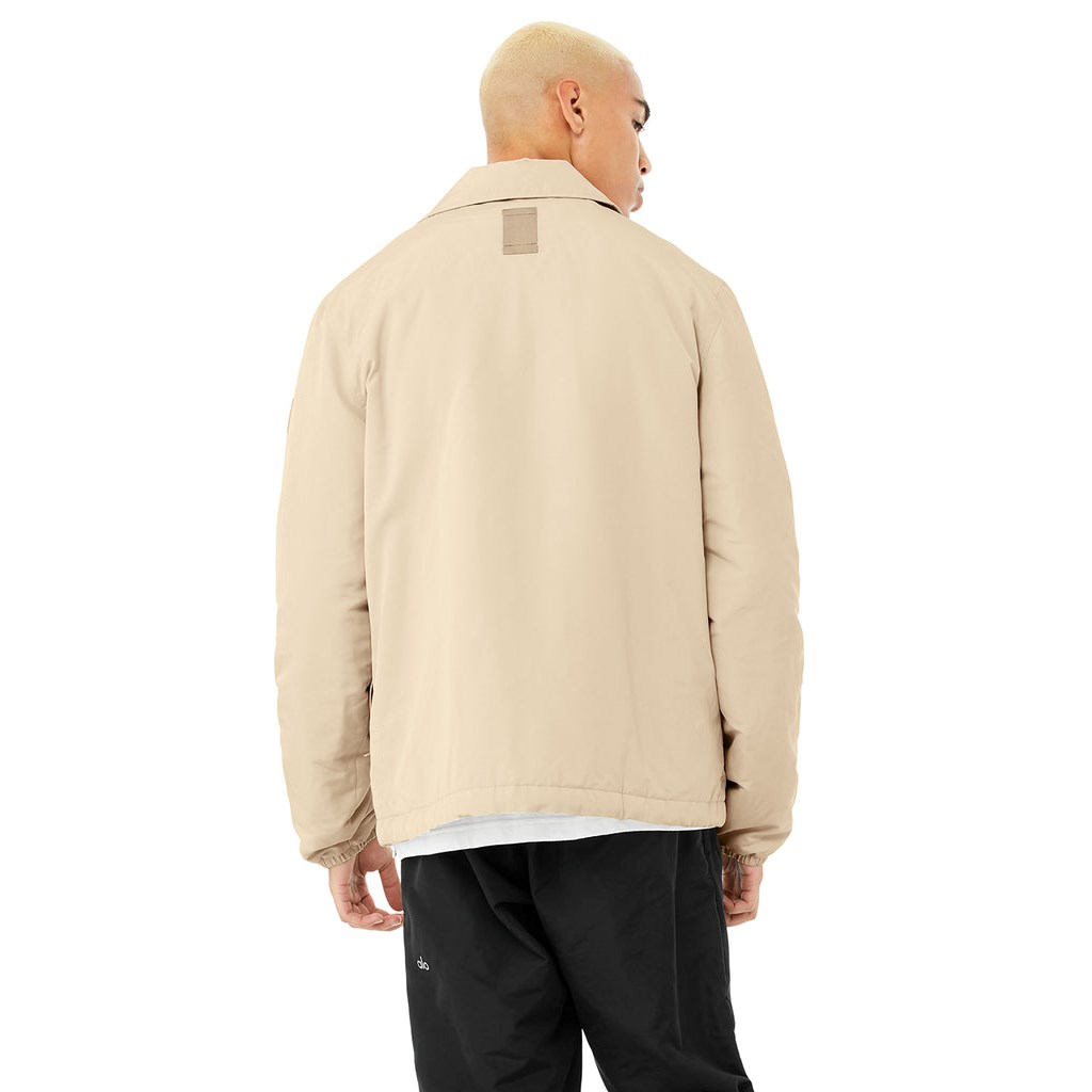 Chaquetas Alo Yoga Legend Hombre Beige | ZKAV40368