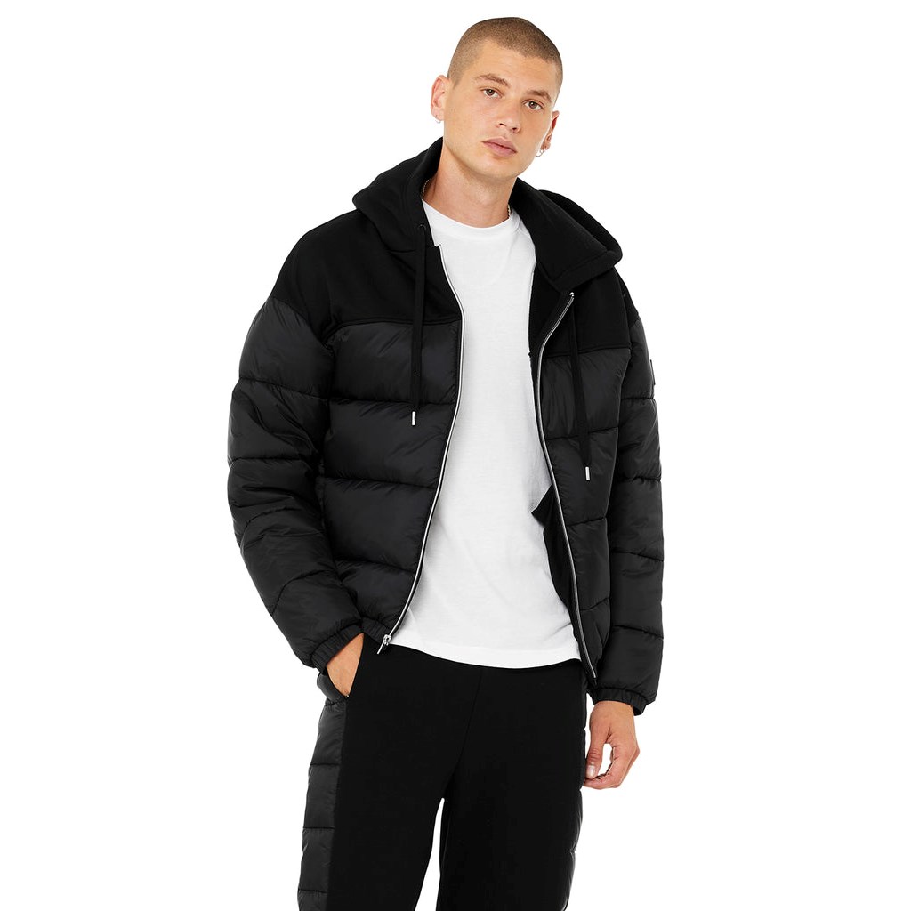 Chaquetas Alo Yoga Mash Up Hombre Negros | SVNB32895