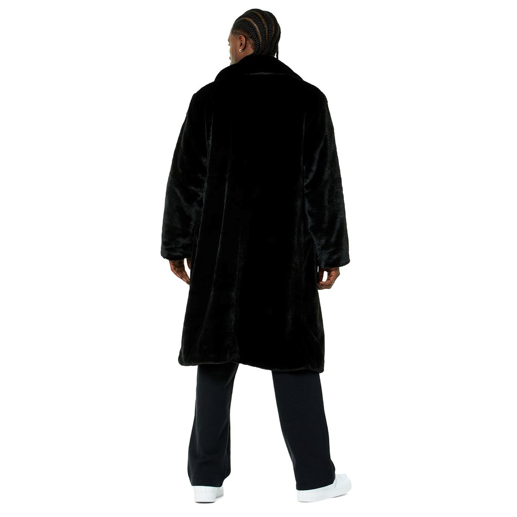 Chaquetas Alo Yoga Oversized Faux Fur Trench Hombre Negros | ATHI15206