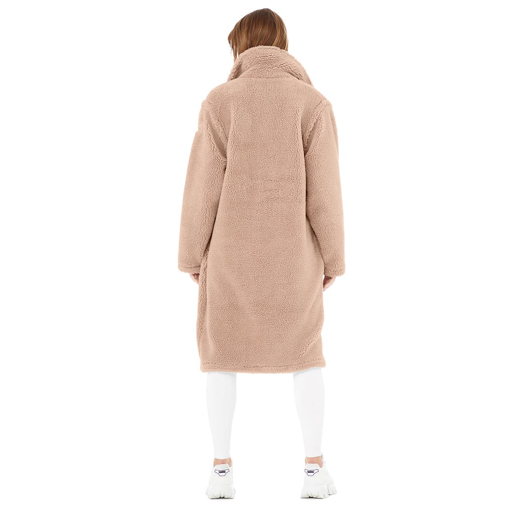 Chaquetas Alo Yoga Oversized Sherpa Trench Mujer Rosas | DJQI42739