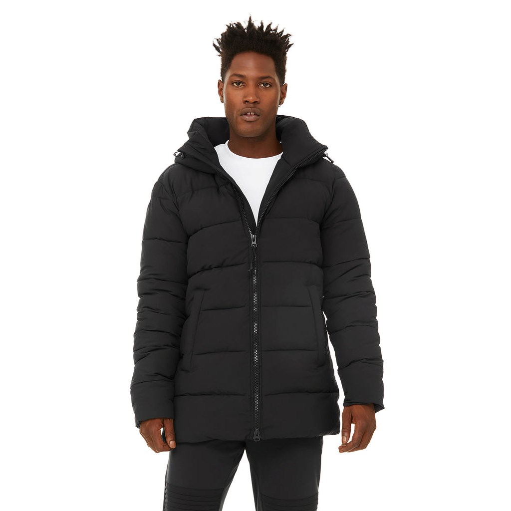 Chaquetas Alo Yoga Polar Puffer Hombre Negros | VKFC73950