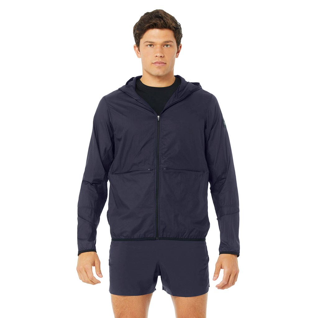 Chaquetas Alo Yoga Repeat Correr Hombre Azules | WPLD54120