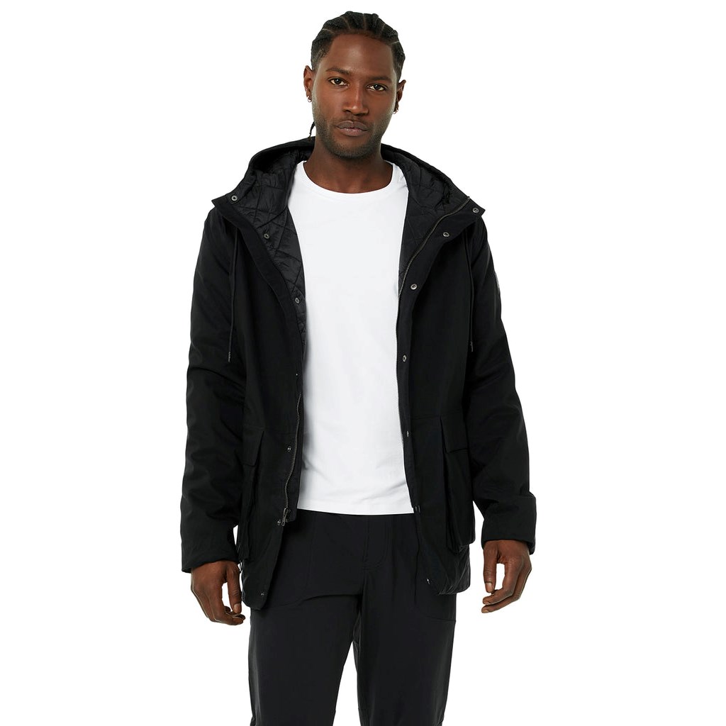 Chaquetas Alo Yoga Roam Insulated Hombre Negros | PJCV98645