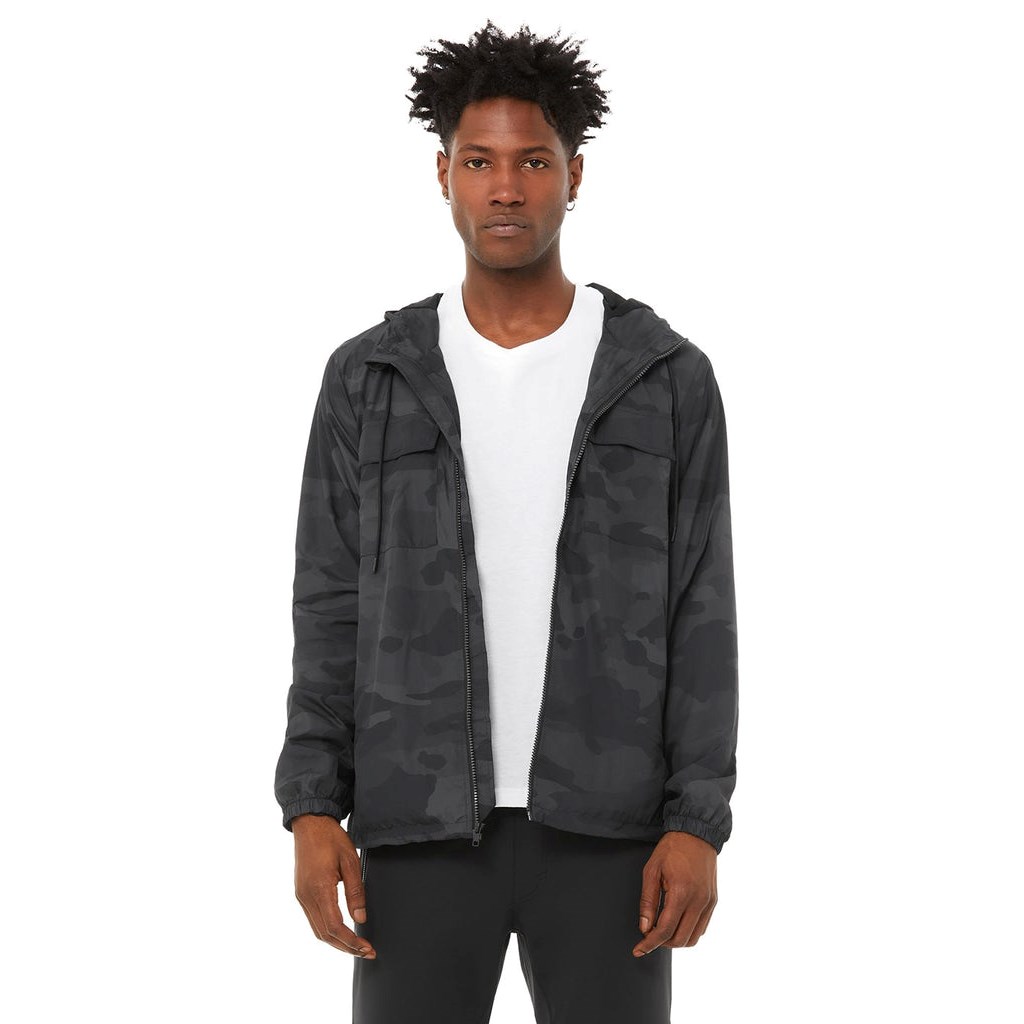 Chaquetas Alo Yoga Stride Hombre Negros | FKNU46129