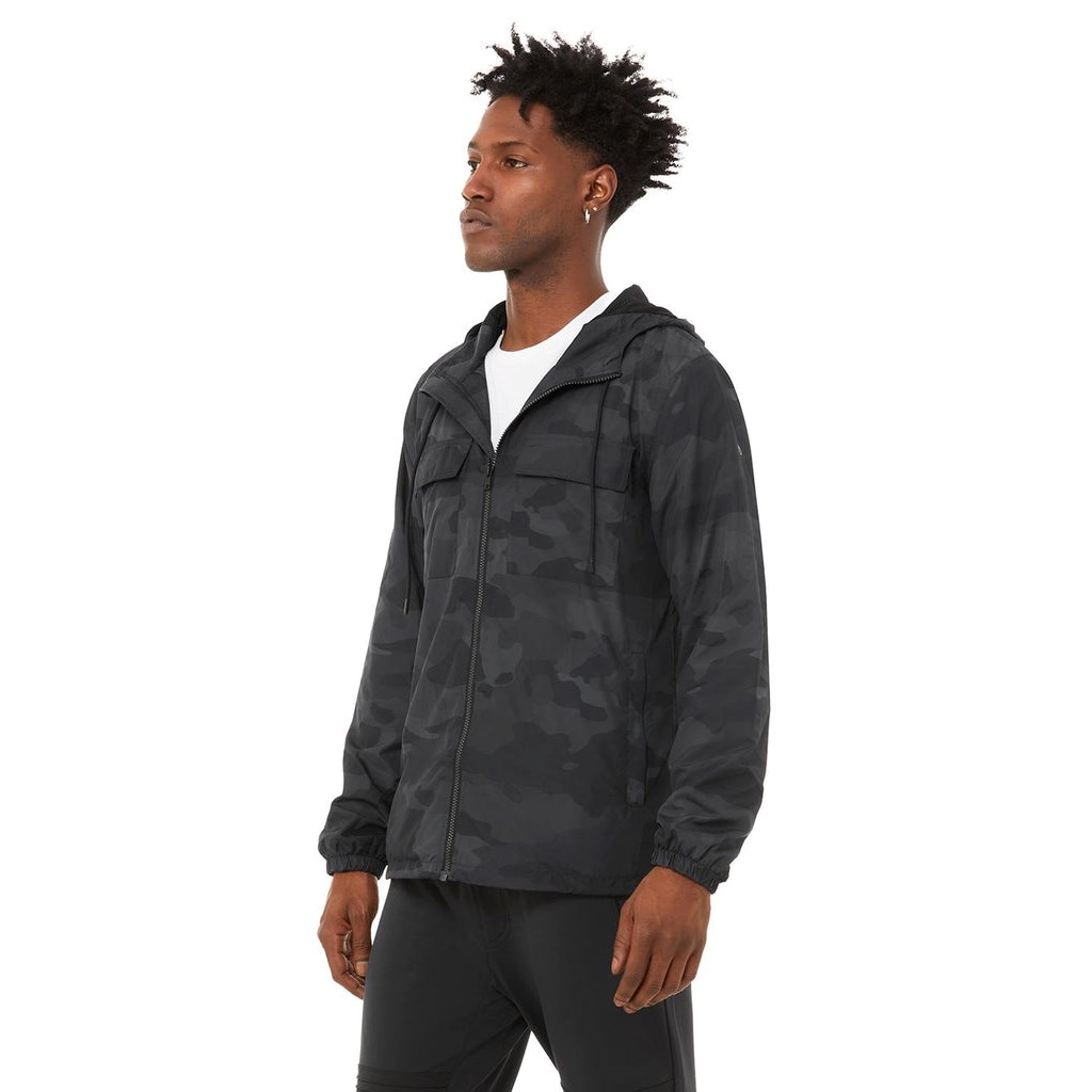 Chaquetas Alo Yoga Stride Hombre Negros | FKNU46129