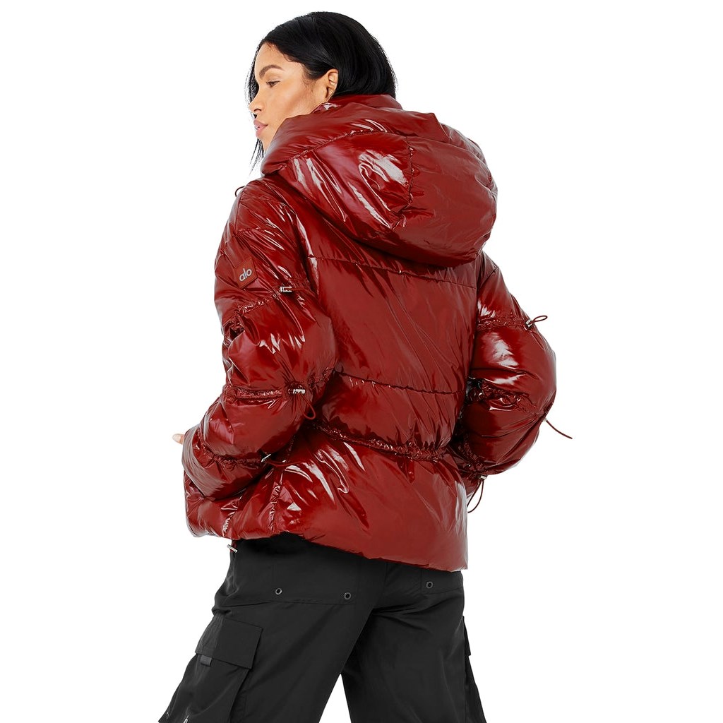 Chaquetas Alo Yoga Stunner Puffer Mujer Rojos | TFNB31054