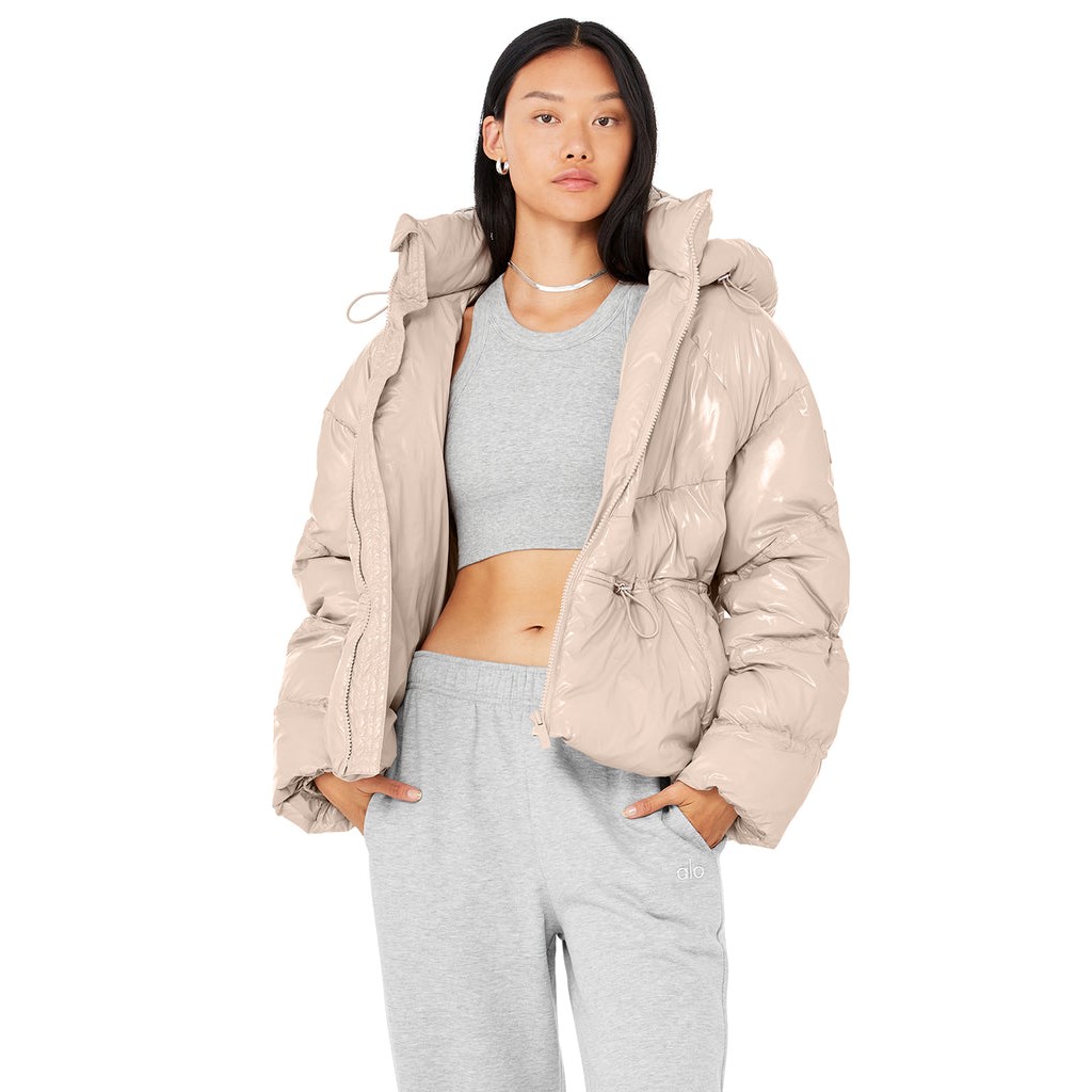 Chaquetas Alo Yoga Stunner Puffer Mujer Rosas | TNCI56129