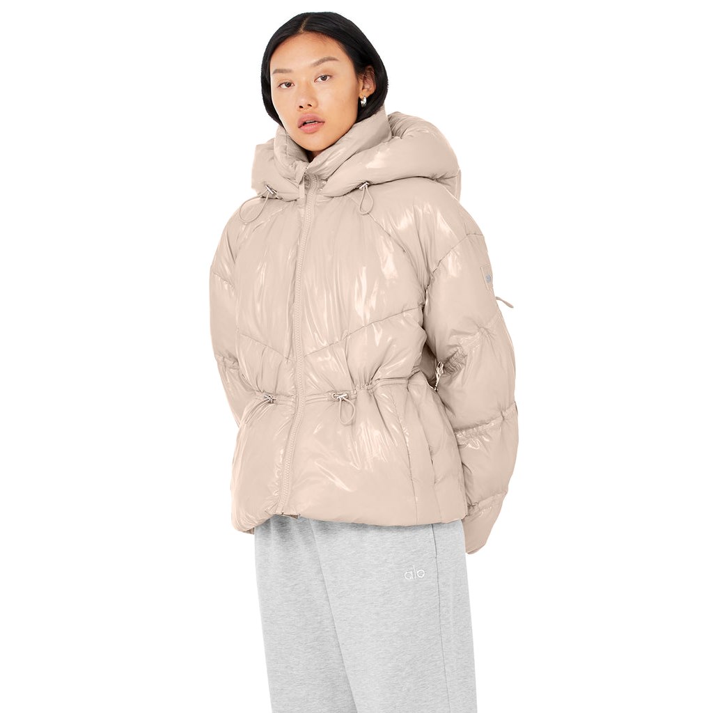 Chaquetas Alo Yoga Stunner Puffer Mujer Rosas | TNCI56129