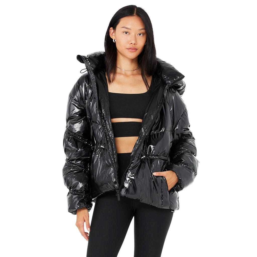 Chaquetas Alo Yoga Stunner Puffer Mujer Negros | UDYB29457