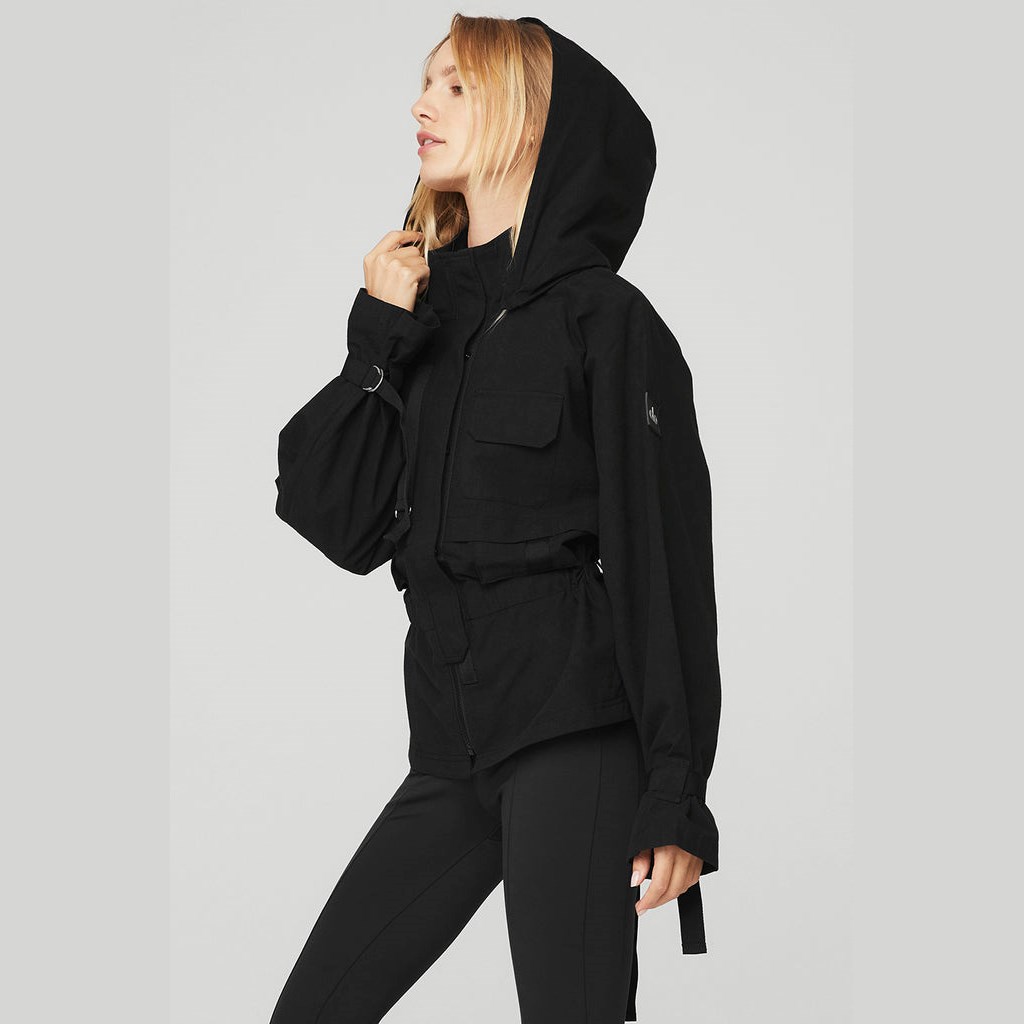 Chaquetas Alo Yoga Surplus Mujer Negros | UZMS56183