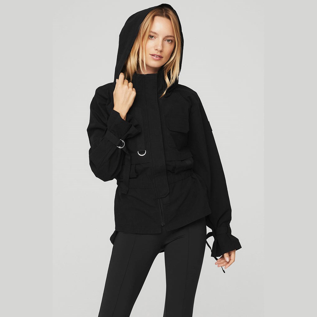 Chaquetas Alo Yoga Surplus Mujer Negros | UZMS56183
