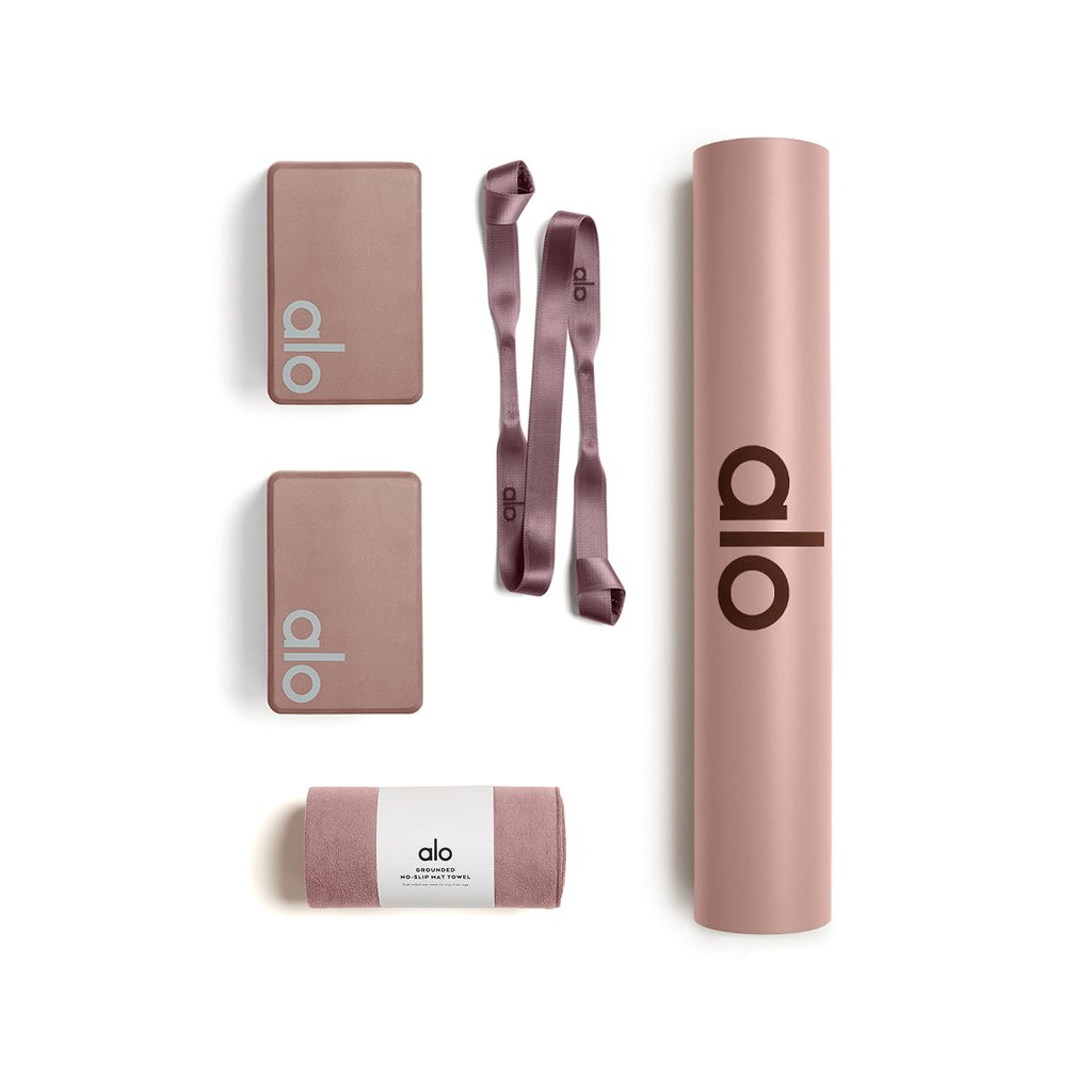 Colchonetas de Yoga Alo Yoga Essential Set Hombre Negros | QNEI75041