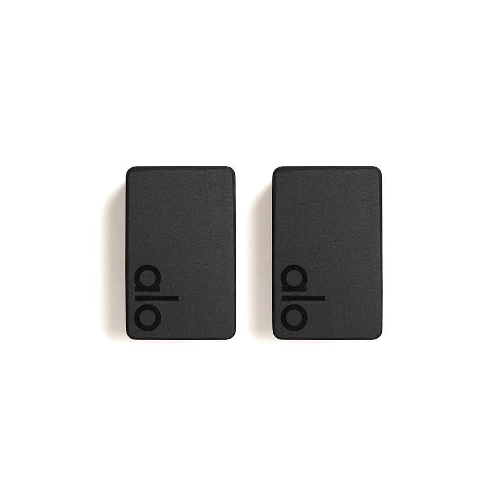 Colchonetas de Yoga Alo Yoga Uplifting Yoga Duo Hombre Negros | JDNH63980