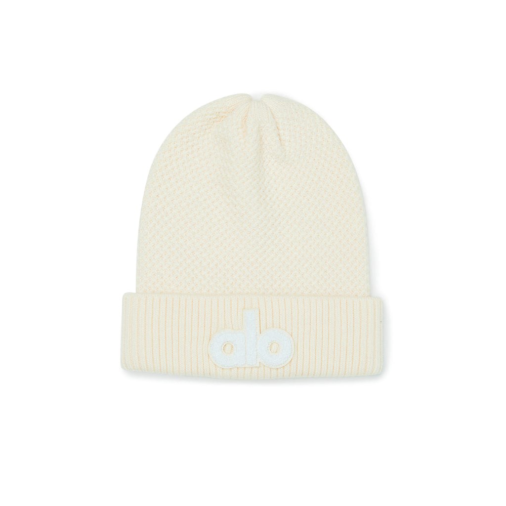 Cold Weather Alo Yoga Cool Skies Beanie Hombre Blancos | CMJH04973