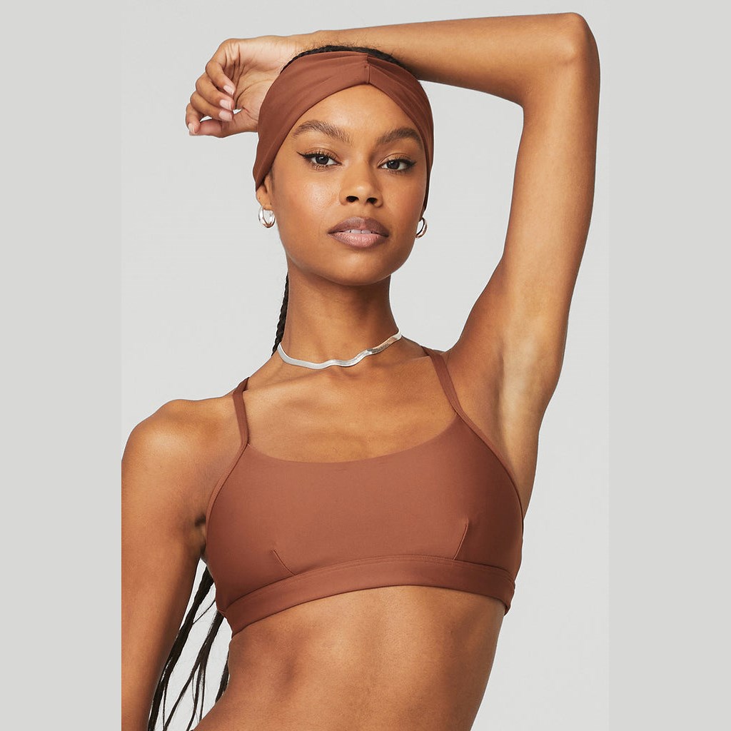 Diademas Alo Yoga Airlift Mujer Marrom | PNKX83496
