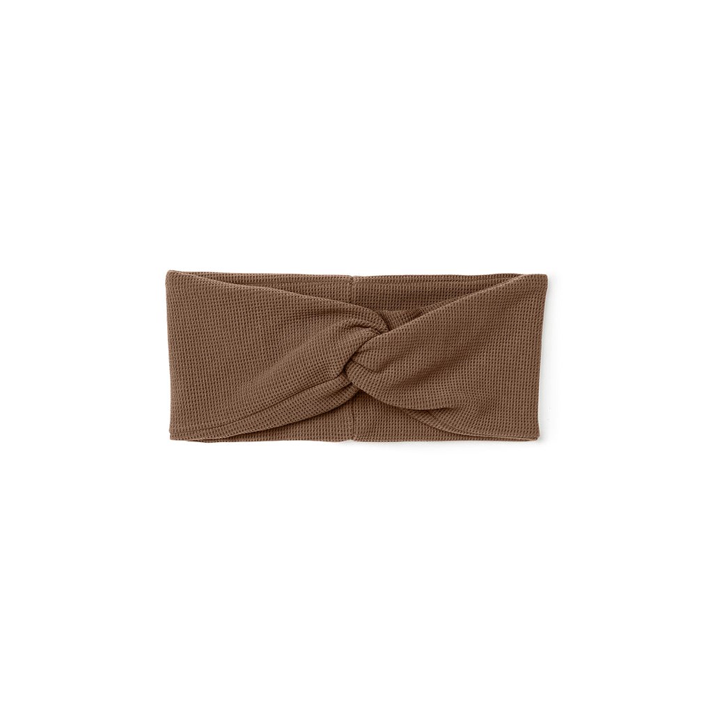 Diademas Alo Yoga Micro Waffle Mujer Marrom | JUQA36854