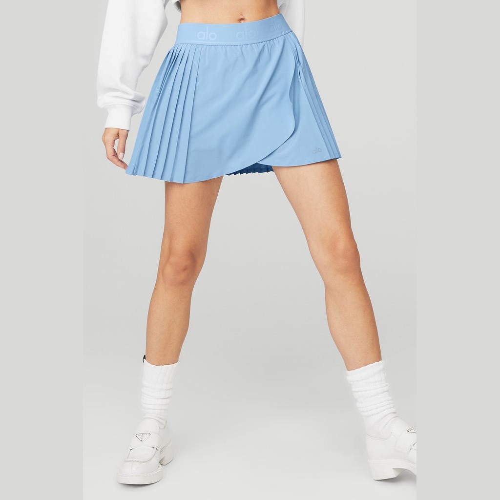 Falda Alo Yoga Aces Tenis Mujer Azules | TICS50968