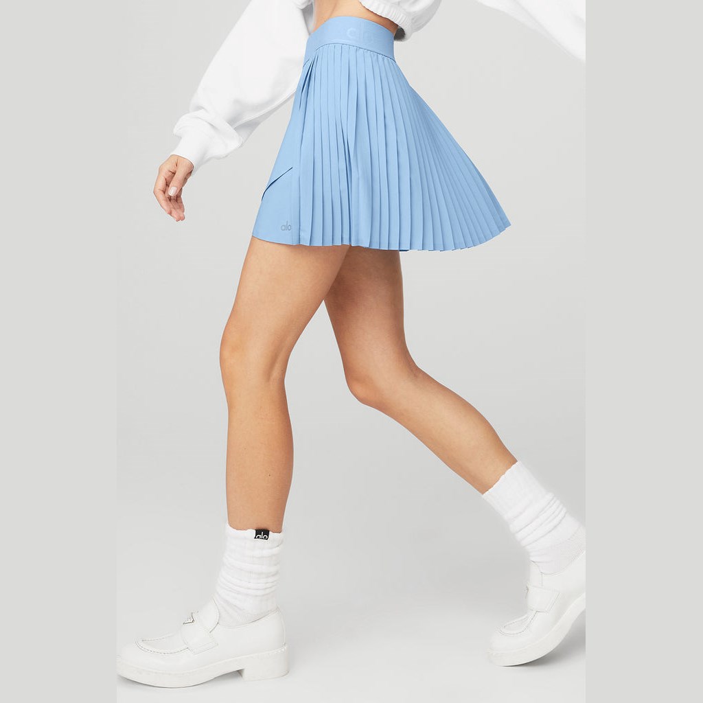 Falda Alo Yoga Aces Tenis Mujer Azules | TICS50968