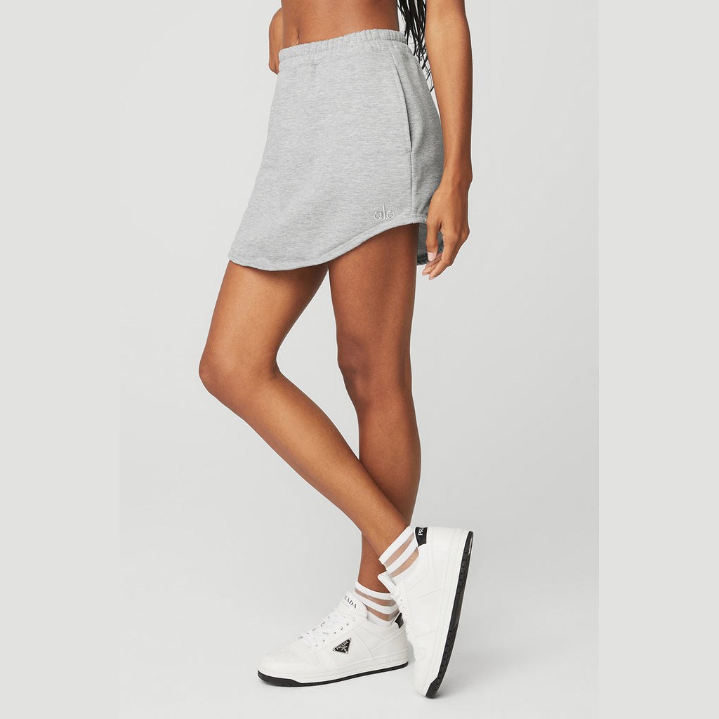 Falda Alo Yoga High-Cintura Accolade Sweatshirt Mujer Grises | RXQE81572