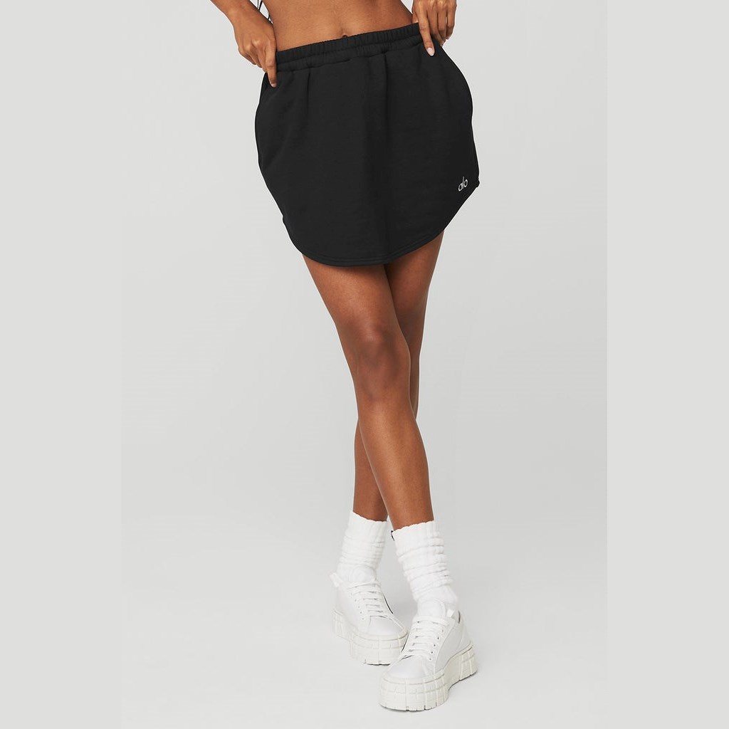 Falda Alo Yoga High-Cintura Accolade Sweatshirt Mujer Negros | WVKR37982