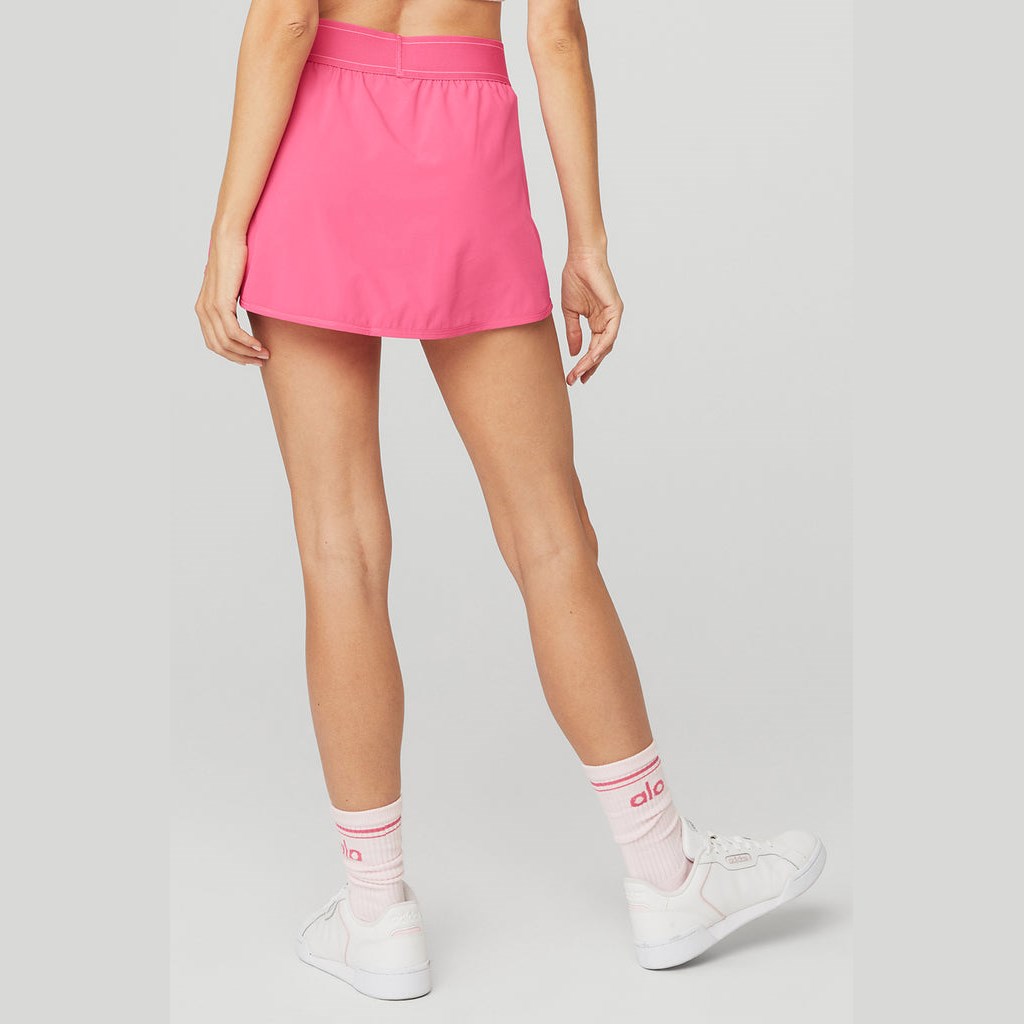 Falda Alo Yoga Match Point Tenis Mujer Rosas | YSTZ50738