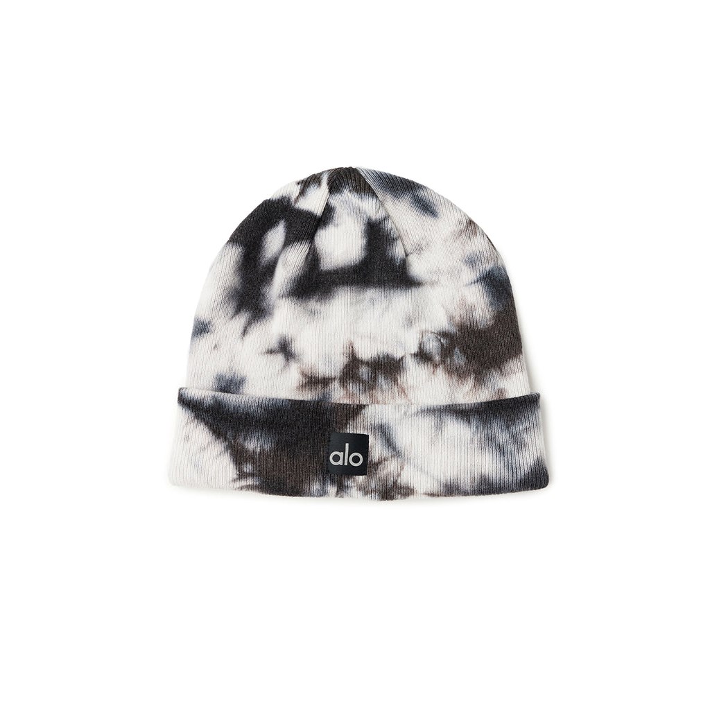 Gorros Alo Yoga Tie-Dye Beanie Mujer Negros | CYAR90351