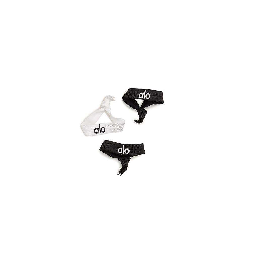 Hair Tie Alo Yoga Alo Mujer Negros | PIGK64910