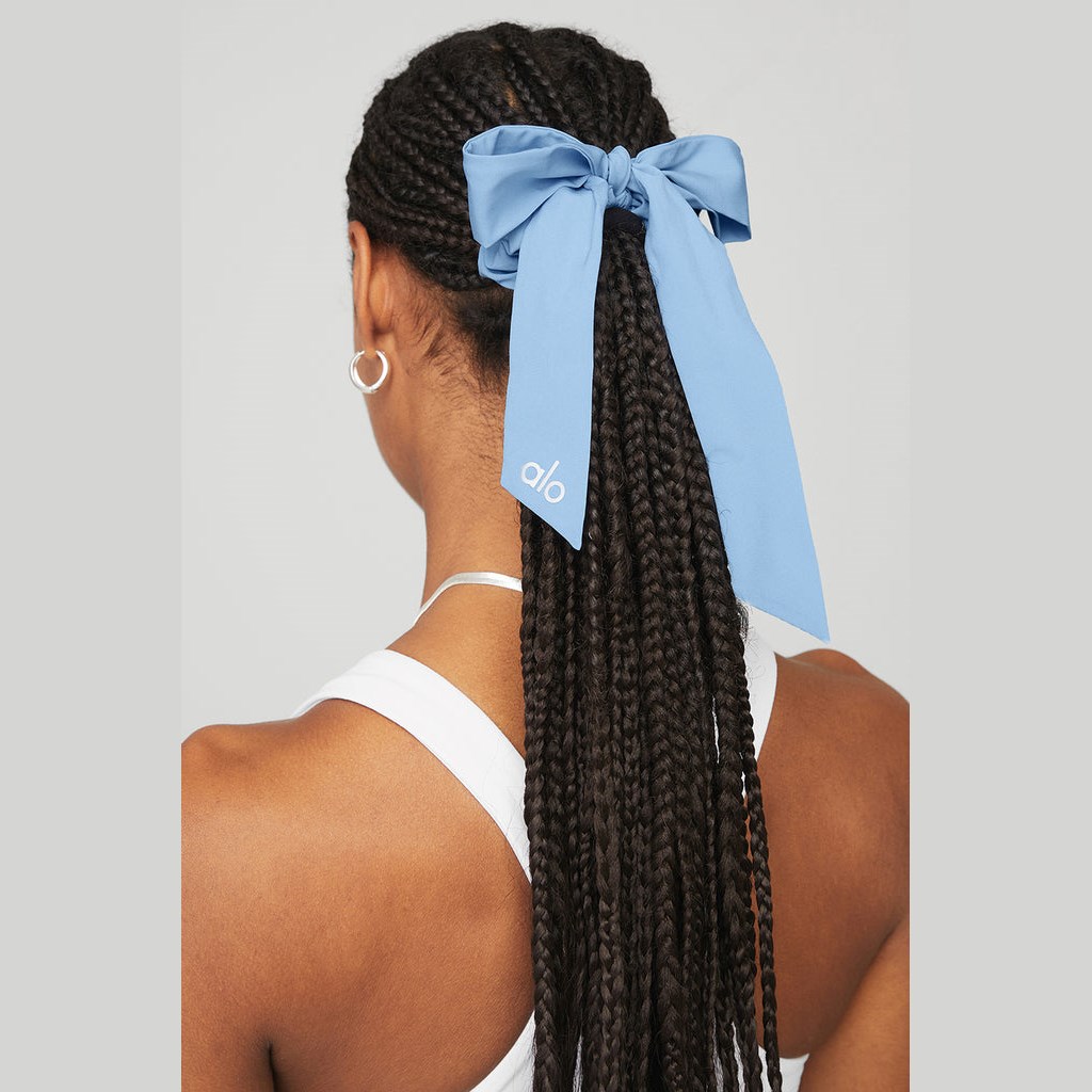 Hair Tie Alo Yoga Love Knots Tie Scrunchie Mujer Azules | XDRW92085