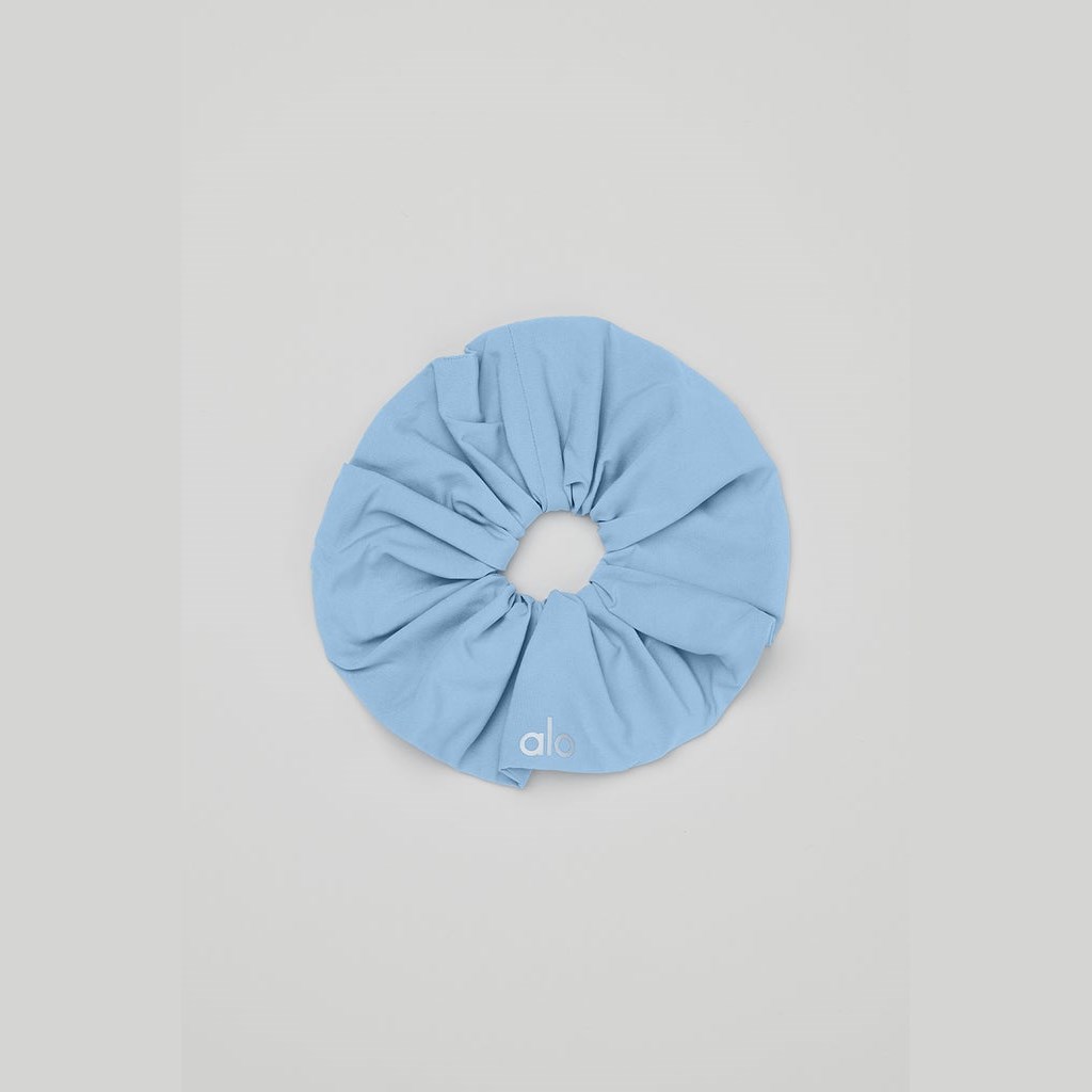 Hair Tie Alo Yoga Oversized Scrunchie Mujer Azules | DTRB04726