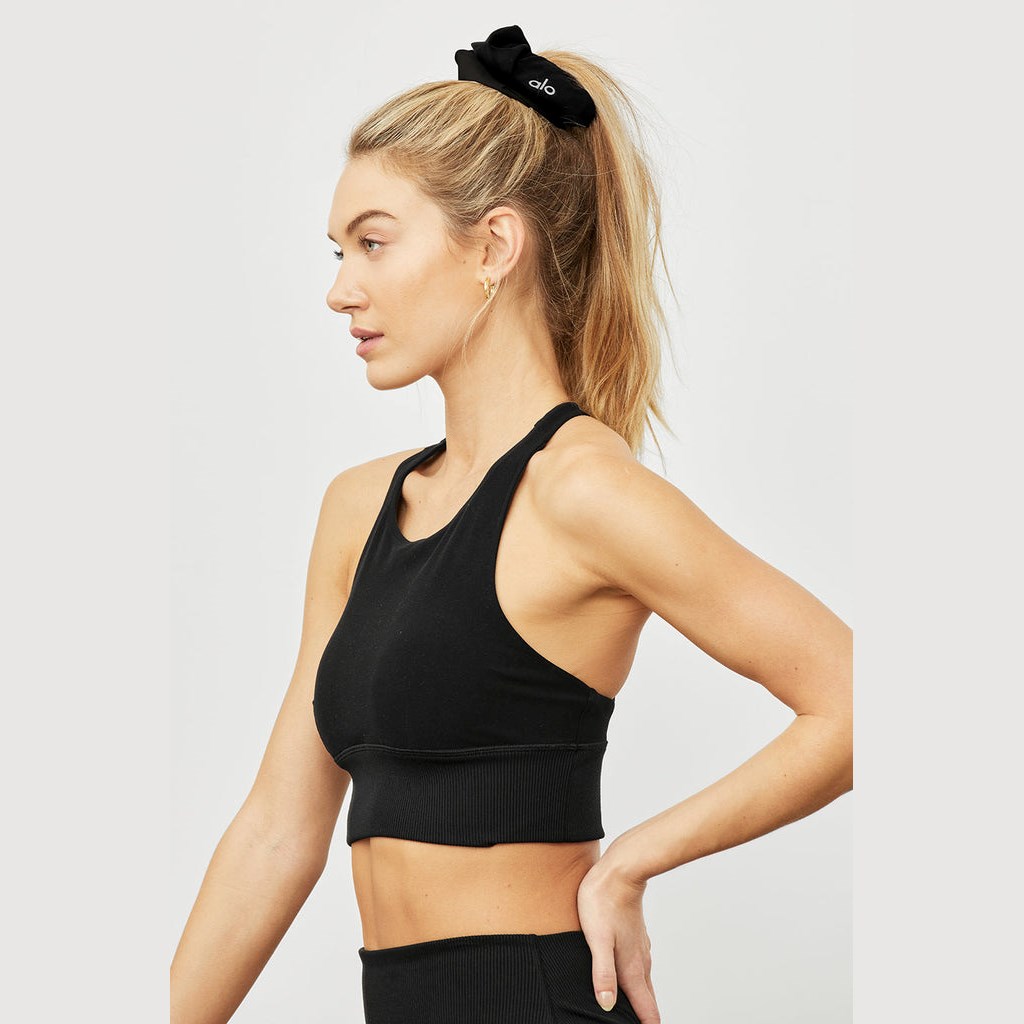 Hair Tie Alo Yoga Oversized Scrunchie Mujer Negros | IGRN59874