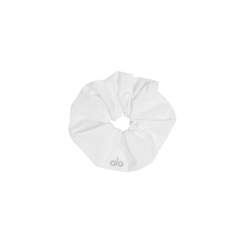 Hair Tie Alo Yoga Oversized Scrunchie Mujer Blancos | JKNW67120