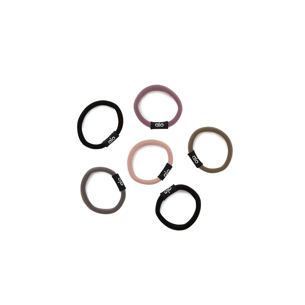 Hair Tie Alo Yoga Untangled 6-Pack Mujer Beige | AIJP91725