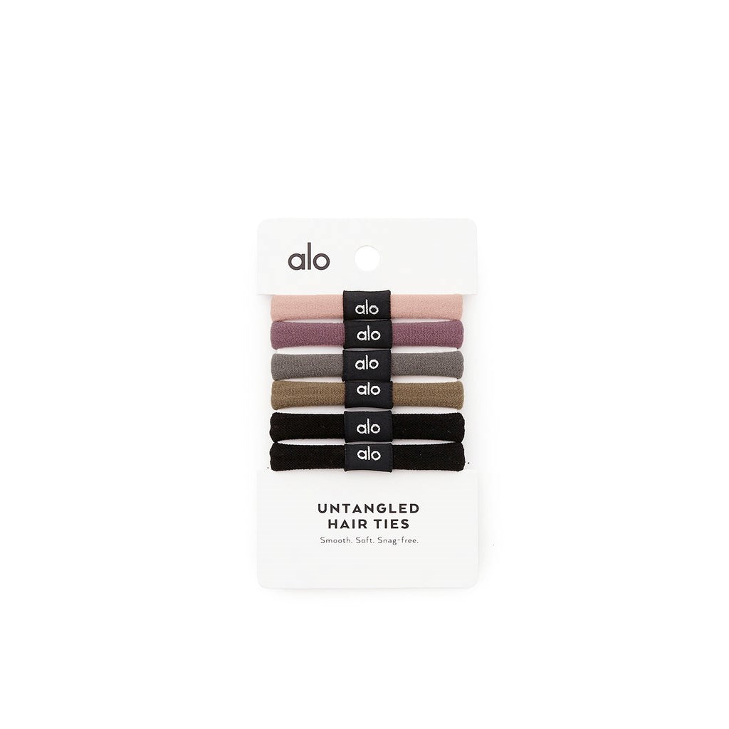 Hair Tie Alo Yoga Untangled 6-Pack Mujer Beige | AIJP91725