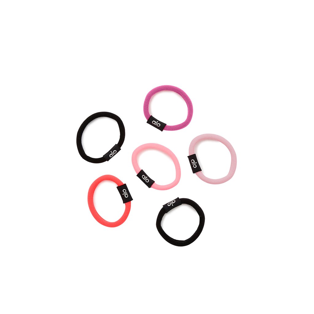 Hair Tie Alo Yoga Untangled 6-Pack Mujer Rosas | MHSI56108