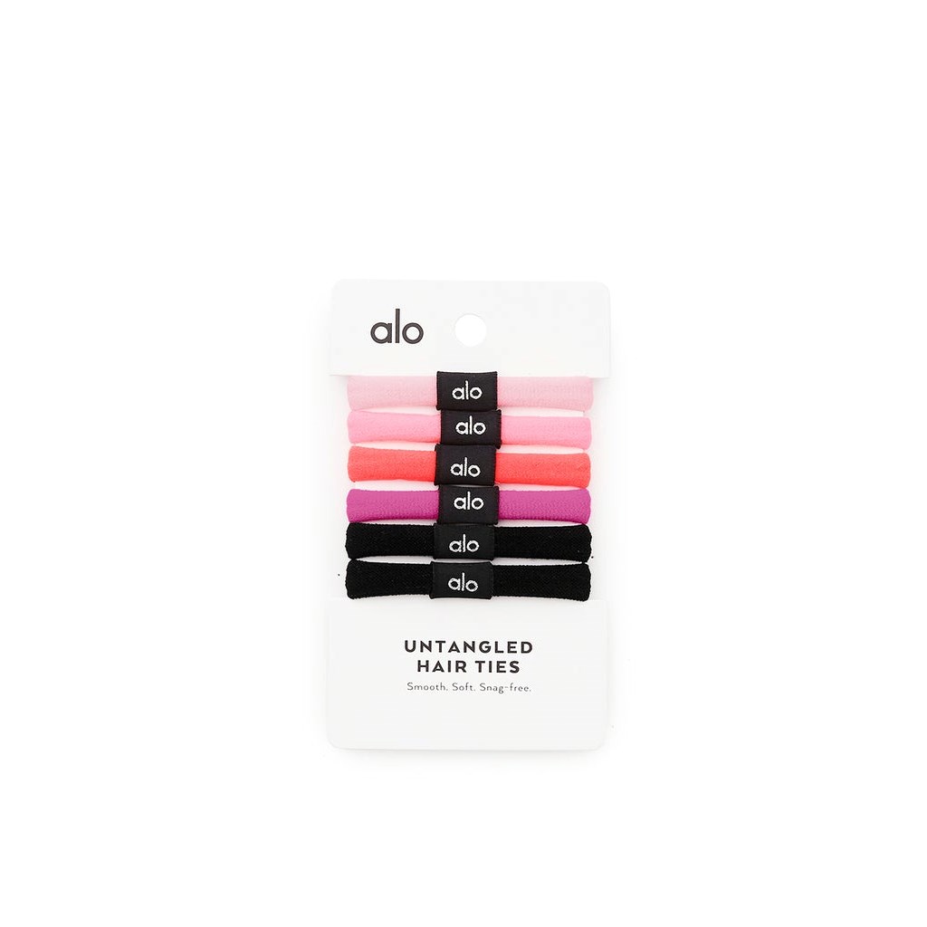 Hair Tie Alo Yoga Untangled 6-Pack Mujer Rosas | MHSI56108