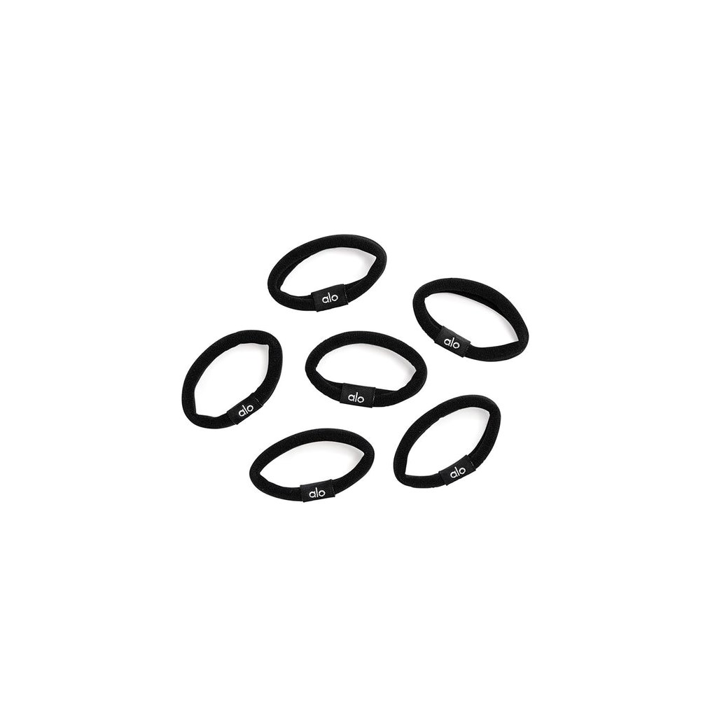 Hair Tie Alo Yoga Untangled 6-Pack Mujer Negros | WDLO14352